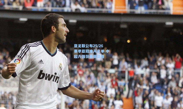 亚足联公布25/26赛季亚冠准入名单 中超六强获参赛资格